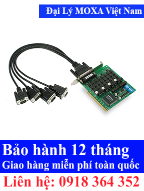 Card PCI chuyển đổi tín hiệu serial Model: CP-134U-I-DB9M Moxa Việt Nam, Moxa ViệtNam