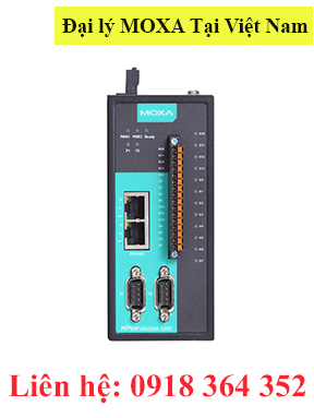 NPort IA5250A-12I/O Bộ chuyển 2 cổng  RS232/RS485/422 (DB9) sang 2 cổng Ethernet, hỗ trợ 12I/O, khung kim loại Moxa Việt Nam Moxa Vietnam