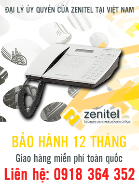 1007034310 - VMP-D619 - Desk/Wall Master Station Display and Handset - Điện thoại IP để bàn - Zenitel Việt Nam