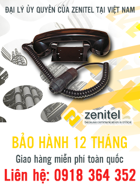 3005000023 - HAS-3WT - Handset for  HSB-03 W/C16 plug - Weather proof  - Zenitel Việt Nam