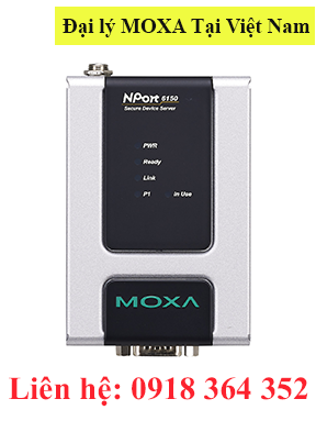 NPort 6150 Bộ chuyển 1 cổng bảo mật RS232/485/422 sang Ethernet Moxa Việt Nam Moxa Vietnam