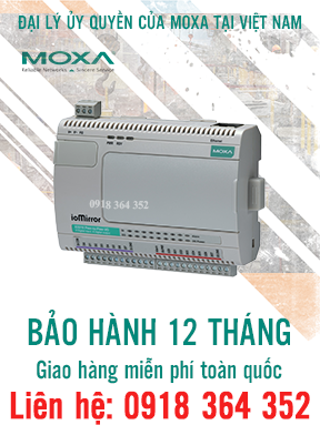 ioMirror E3210: Bộ IO công nghiệp 1 cổng Ethernet giá rẻ, Đại Lý Moxa Việt Nam