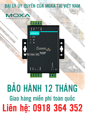TCC-120I: Bộ lặp tín hiệu nối tiếp RS485/422 giá rẻ, Đại Lý Moxa Việt Nam