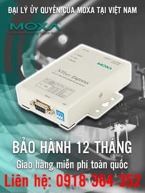 DE-311 - Bộ chuyển đổi tín hiệu serial 1 cổng RS-232/422/485 - 10 Mbps Ethernet - Moxa Việt Nam