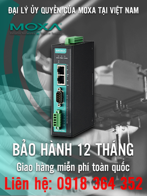 NPort IA5150A-IEX - Bộ chuyển 1 cổng RS-232/422/485 sang ethernet - Bảo vệ chống sét lan truyền - 2 cổng 10 / 100BaseT (X) với IP đơn - IECEx - Nhiệt độ hoạt động 0 đến 60 ° C - Moxa Việt Nam