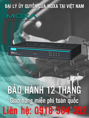 UPort 1450 - Bộ chuyển đổi tín hiệu USB sang 4 cổng RS232/422/485 - Moxa Việt Nam