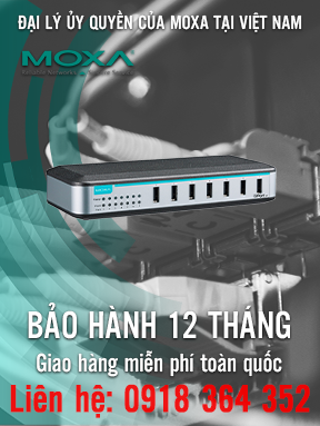 UPort 207 - Bộ chia Hub 7 cổng  USB  - Moxa Việt Nam