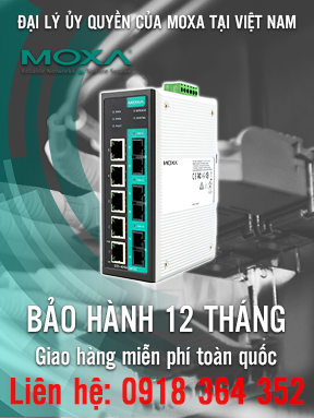 EDS-408A-2M1S-SC-T - Bộ chuyển mạch Ethernet có quản lý với 5 cổng 10 / 100BaseT (X) - 2 cổng đa chế độ 100BaseFX - 1 cổng chế độ đơn 100BaseFX với đầu nối SC - Nhiệt độ hoạt động -40 đến 75 ° C - Moxa Việt Nam