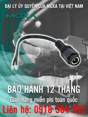 CBL-PJTB-10 - Đầu cắm không khóa với cáp dây trần - Moxa Việt Nam