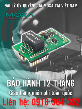 MiiNePort E2-H-T - Mô-đun cho thiết bị TTL - 10 / 100M không có đầu nối RJ45 - Tốc độ truyền từ 50 bps đến 921,6 Kbps - Nhiệt độ hoạt động -40 đến 85 ° C - Moxa Việt Nam
