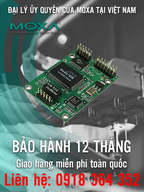 NE-4120A-T - Mô-đun cho các thiết bị RS-422/485 - Hỗ trợ 10 / 100BaseT (x) với chân cắm Ethernet 5 chân - Nhiệt độ hoạt động -40 đến 75 ° C - Moxa Việt Nam