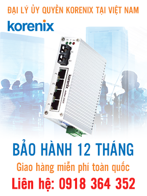 JetNet 2005f - Bộ chuyển mạch Fast Ethernet cáp quang công nghiệp 5 cổng - Korenix Việt Nam 