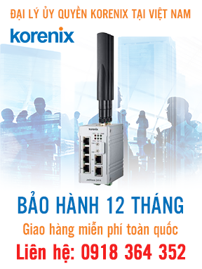 JetWave 2414/2114 -  Bộ chuyển mạch mạng di động công nghiệp - Korenix Việt Nam