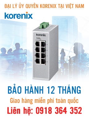 JetLink 2308 - Bộ chuyển mạch Ethernet - Tích hợp quản lý - Korenix Việt Nam