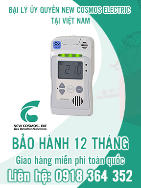 KS-7O - Máy báo nồng độ oxy - Oxygen Indicator & Alarm - New Cosmos Electric Việt Nam