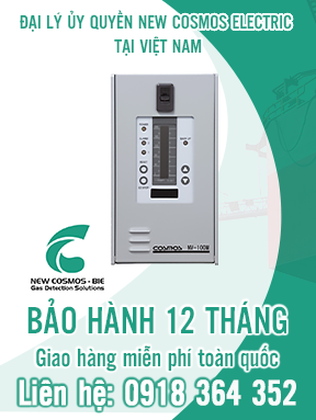 NV-100M - Hệ thống báo động khí - One-point Type Gas Alarm System - New Cosmos Electric Việt Nam