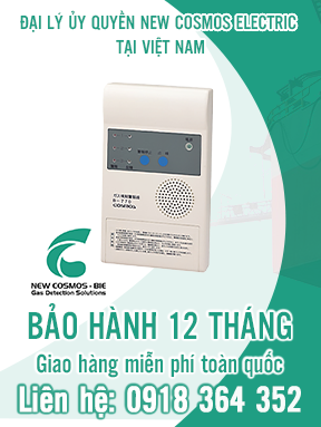 B-770 - Hệ thống báo động khí đốt loại đa điểm đơn giản - Simple Multi-point Type Gas Alarm System - New Cosmos Electric Việt Nam