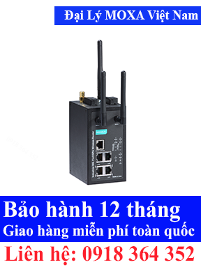 Bộ đinh tuyến bảo mật công nghiệp Model: WDR-3124A-US Moxa Việt Nam, Moxa ViệtNam