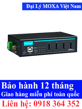 Thiết bị chuyển tín hiệu Serial RS232,485,422 sang USB Công nghiệp Model: UPort 404 Moxa Việt Nam, Moxa ViệtNam
