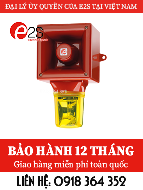 AB112RTH Alarm Sounder & Rotating Beacon - Còi đèn báo cháy kết hợp - E2S Việt Nam