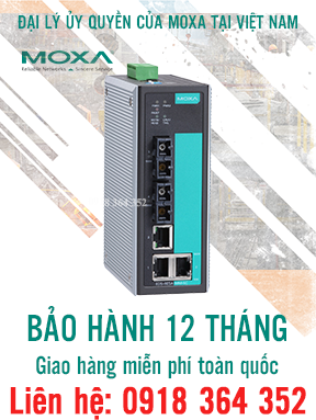 Model: EDS-405A-MM-SC - Thiết bị chuyển mạch công nghiệp 5 cổng 10/100BaseT(X) - Moxa Việt Nam 