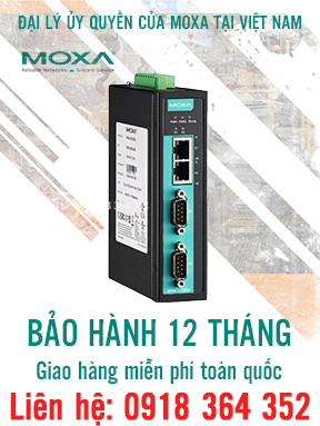 NPort IA5250A - Bộ chuyển đổi 2 cổng RS232/422/485 sang Ethernet - Moxa Việt Nam