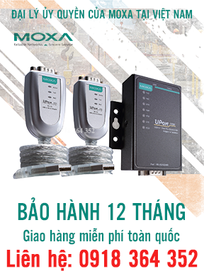 UPort 1110 - Bộ chuyển đổi 1 cổng RS-232 sang USB - Moxa Việt Nam