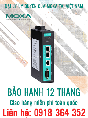 MGate 5105-MB-EIP-T - Bộ chuyển đổi giao thức 1 cổng Modbus RTU/ASCII/TCP sang EtherNet/IP - Moxa Việt Nam