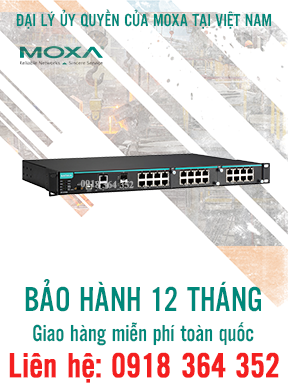 IKS-6728A-8PoE-4GTXSFP-HV-T - Switch công nghiệp Ethernet được quản lý với 8 cổng 10/100BaseT(X) - 2 cổng kết hợp 10/100/1000BaseT(X) hoặc 100/1000BaseSFP - Moxa Việt Nam