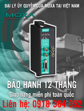 ICF-1280I-M-ST-T - Bộ chuyển đổi tín hiệu Profibus sang Quang - Đa chế độ - 2 đầu nối ST -40 đến 75 ° C - Moxa Việt Nam