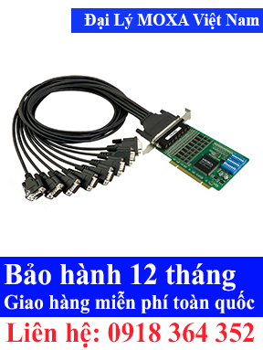 Card PCI chuyển đổi tín hiệu serial Model: CP-118U-I Moxa Việt Nam, Moxa ViệtNam