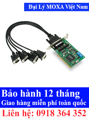 Card PCI chuyển đổi tín hiệu serial Model: CP-134U w/o Cable Moxa Việt Nam, Moxa ViệtNam