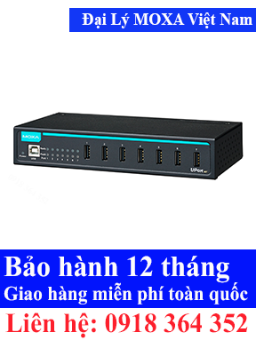 Thiết bị chuyển tín hiệu Serial RS232,485,422 sang USB Công nghiệp Model: UPort 407 Moxa Việt Nam, Moxa ViệtNam