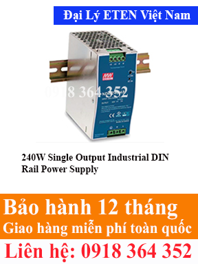 Model : NDR-240 Series, 240W Single Output Industrial DIN Rail Power Supply Eten Việt Nam Eten VietNam