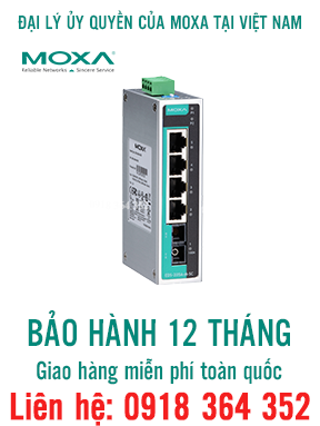 EDS-205A - Switch Công Nghiệp 5 cổng tốc độ 10/100M - Moxa Việt Nam
