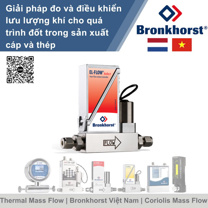 EL-FLOW Select F-200CV Bộ điều khiển lưu lượng nhiệt kỹ thuật số cho khí Bronkhorst Vietnam