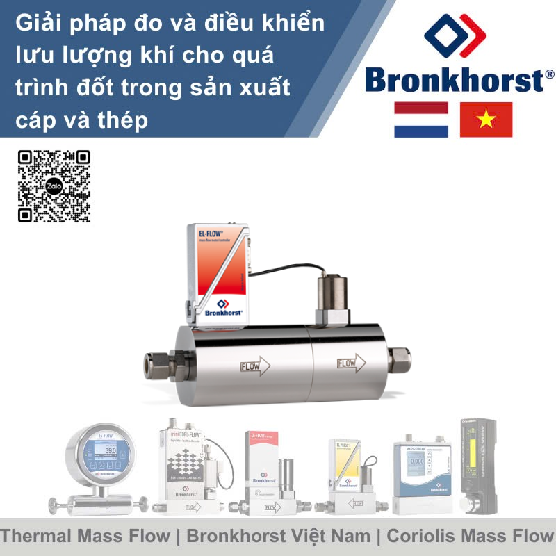 EL-FLOW Select F-203AV Bộ điều khiển lưu lượng nhiệt kỹ thuật số cho khí Bronkhorst Vietnam