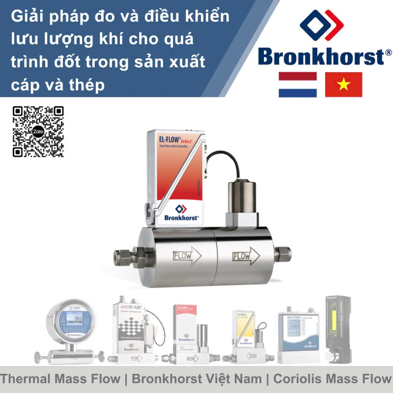 EL-FLOW Select F-212AV Bộ điều khiển lưu lượng nhiệt kỹ thuật số cho khí Bronkhorst Vietnam