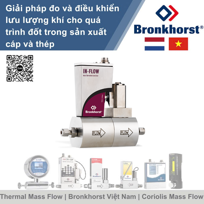 IN-FLOW F-230MI Bộ điều khiển lưu lượng khối áp suất cao kiểu công nghiệp cho khí Bronkhorst Vietnam