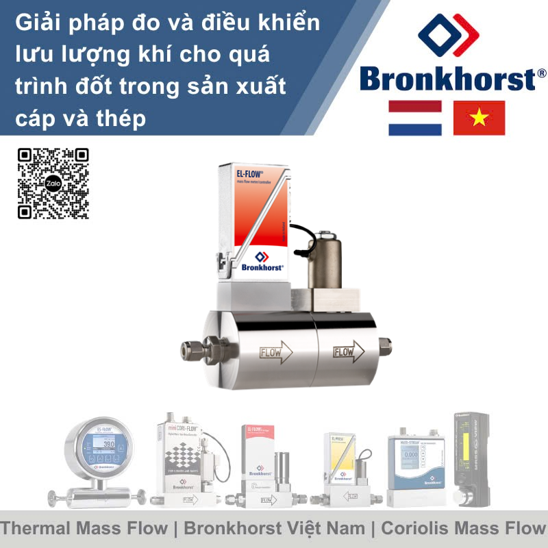 EL-FLOW Select F-231M Bộ điều khiển lưu lượng khối áp suất cao cho khí Bronkhorst Vietnam