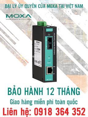IMC-21A-S-SC: Bộ chuyển đổi quang điện 10/100Mbps Moxa giá rẻ, Đại lý Moxa Việt Nam