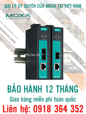 IMC-21GA: Bộ chuyển đổi quang điện Gigabit Moxa giá rẻ, Đại lý Moxa Việt Nam