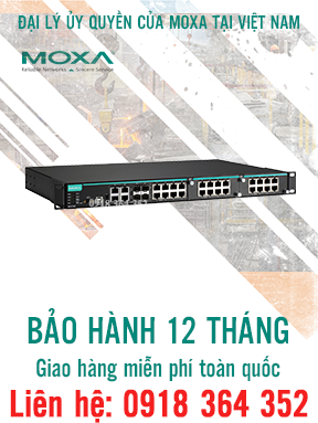 IKS-6728A-8PoE-4GTXSFP-HV-T: Switch chuyển mạch công nghiệp giá rẻ, Đại lý Moxa Việt Nam