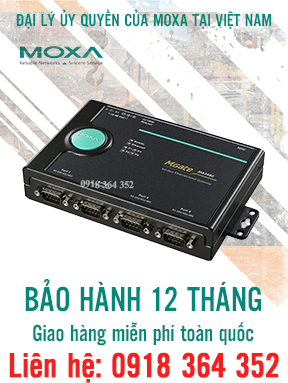 Mgate MB3480: Bộ chuyển đổi giao thức 4 cổng Modbus RTU(RS232/485/422) sang Modbus TCP giá rẻ, Đại Lý Moxa Việt Nam
