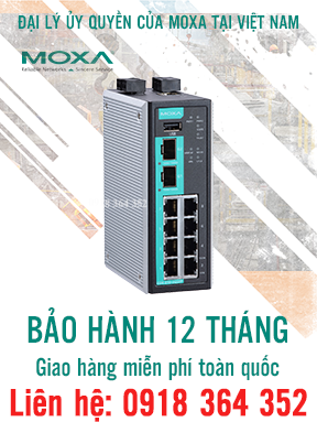 EDR-810-VPN-2GSFP: Bộ định tuyến công nghiệp Moxa 8 cổng mạng giá tốt nhất, Đại Lý Moxa Việt Nam