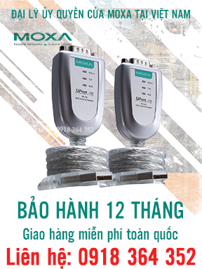 Uport 1150: Bộ chuyển đổi USB COM - RS232/485/422 công nghiệp giá rẻ Moxa, Đại Lý Moxa Việt Nam