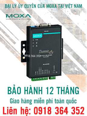 TCC-100: Bộ chuyển đổi tín hiệu RS232 sang RS485 giá rẻ, Đại Lý Moxa Việt Nam