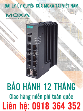 TSN-G5008 - Switch Ethernet managed 8 cổng Gigabit giá rẻ - Moxa Việt Nam