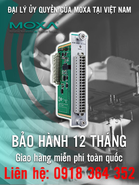 86M-2830D-T - Mô-đun cho dòng ioPAC 8600, 8 DO, 24 VDC, cách ly ch-to-ch, đèn LED kênh, nhiệt độ hoạt động -40 đến 75 ° C- Moxa Việt Nam