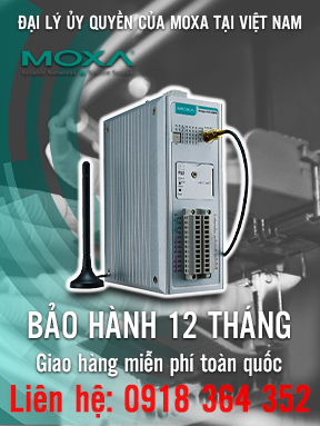 ioLogik 2512-HSPA - Smart I/O HSPA công nghiệp , 8 DI, 8 DIO, Click & Go Plus, nhiệt độ hoạt động -10 đến 60 ° C - Moxa Việt Nam